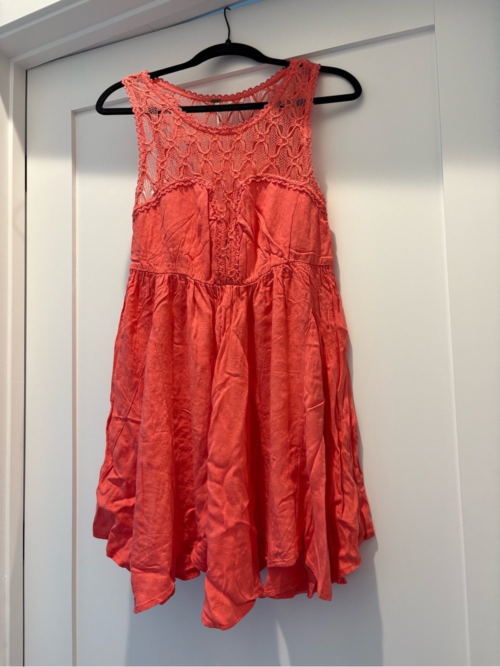 Free People Coral Lolita Syndrome Dress